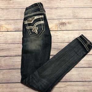 Rock Revival Vivian Mid-Rise Skinny Jeans